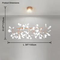 WOMO Heracleum/Firefly Linear Chandelier-WM2436