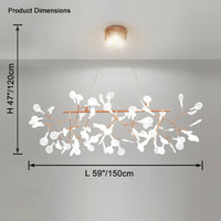 WOMO Heracleum/Firefly Linear Chandelier-WM2436