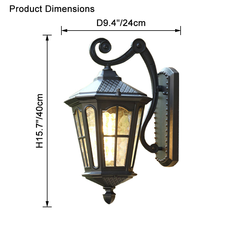 WOMO Vintage Outdoor Wall Light-WM9073