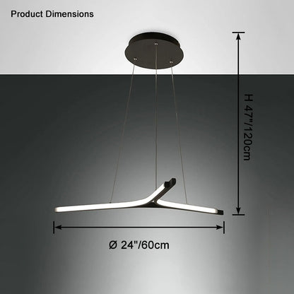 WOMO Minimal Sculptural Pendant Light-WM2443