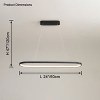 WOMO Long Oval Chandelier-WM2446