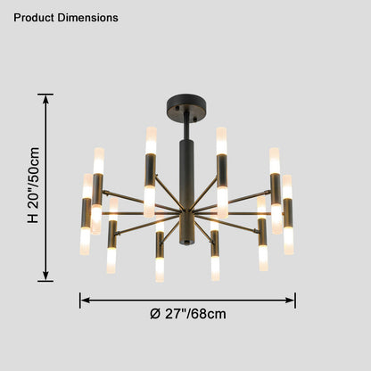 WOMO Modern Candle Chandelier-WM2447