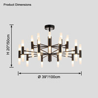 WOMO Modern Candle Chandelier-WM2447