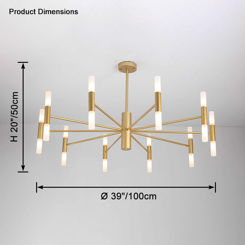 WOMO Modern Candle Chandelier-WM2447