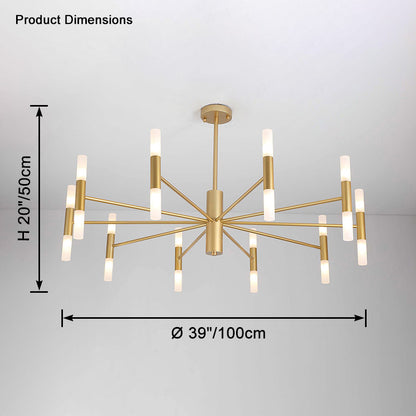 WOMO Modern Candle Chandelier-WM2447