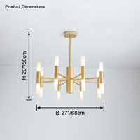WOMO Modern Candle Chandelier-WM2447