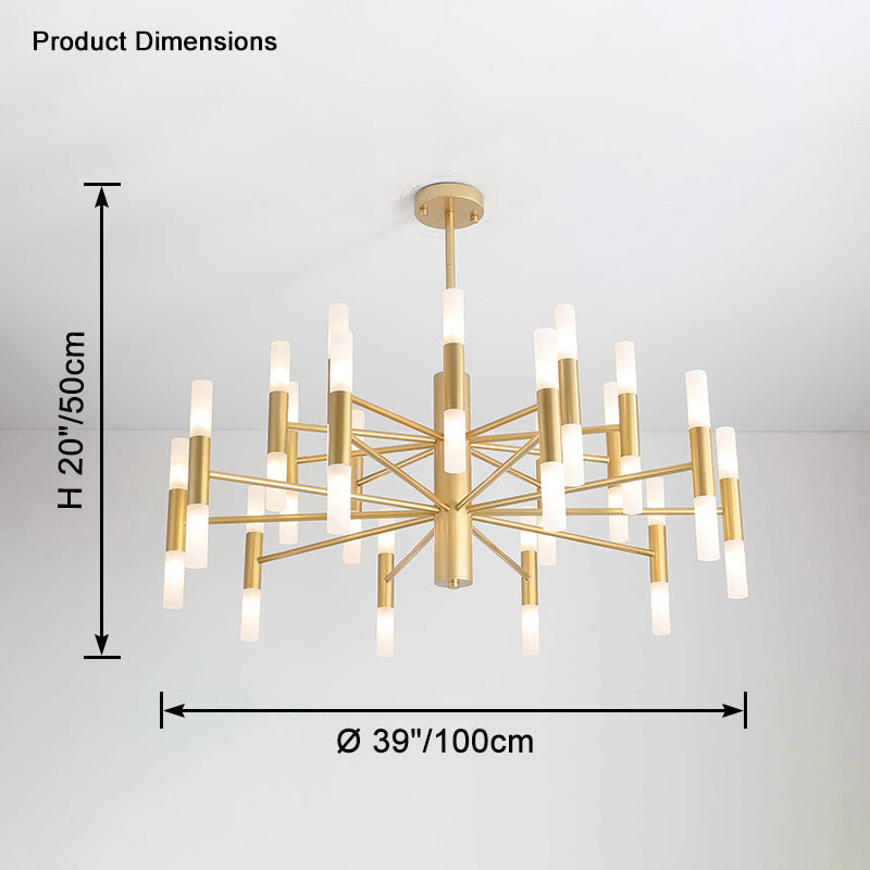 WOMO Modern Candle Chandelier-WM2447