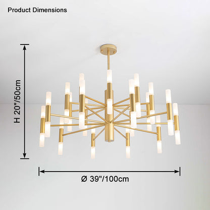 WOMO Modern Candle Chandelier-WM2447