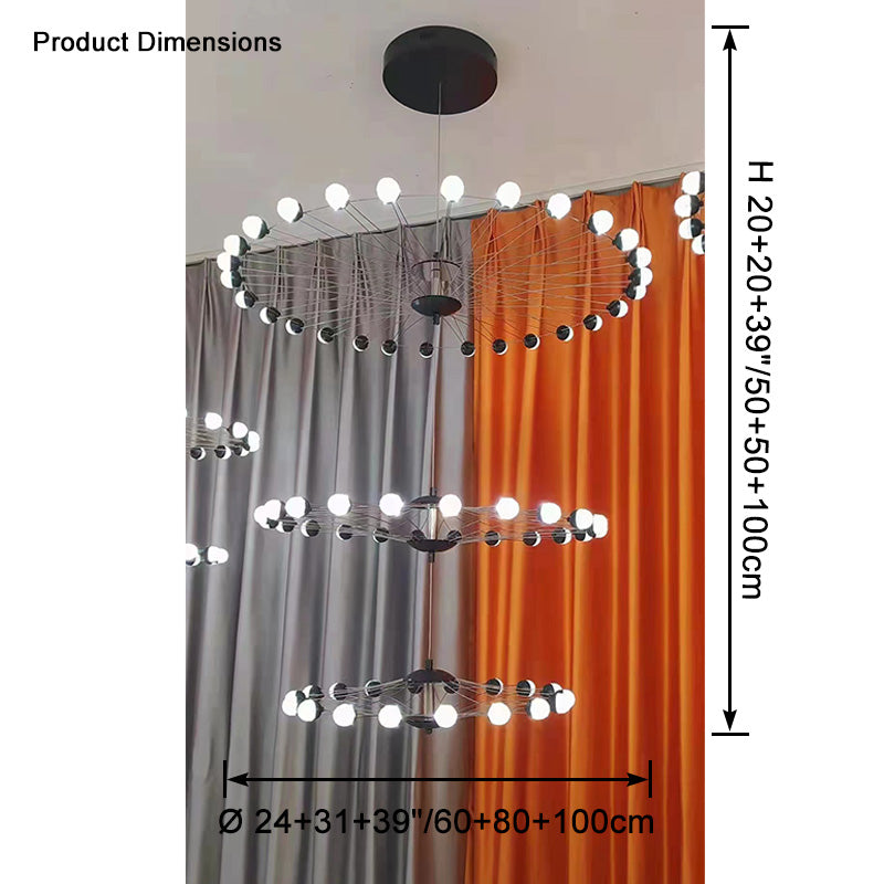 WOMO Ferris Wheel Chandelier-WM2455