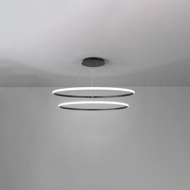 WOMO Tiered Circular Led Chandelier-WM2458