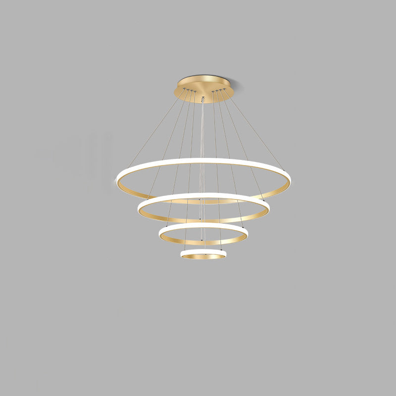 WOMO Tiered Circular Led Chandelier-WM2458