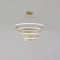 WOMO Tiered Circular Led Chandelier-WM2458