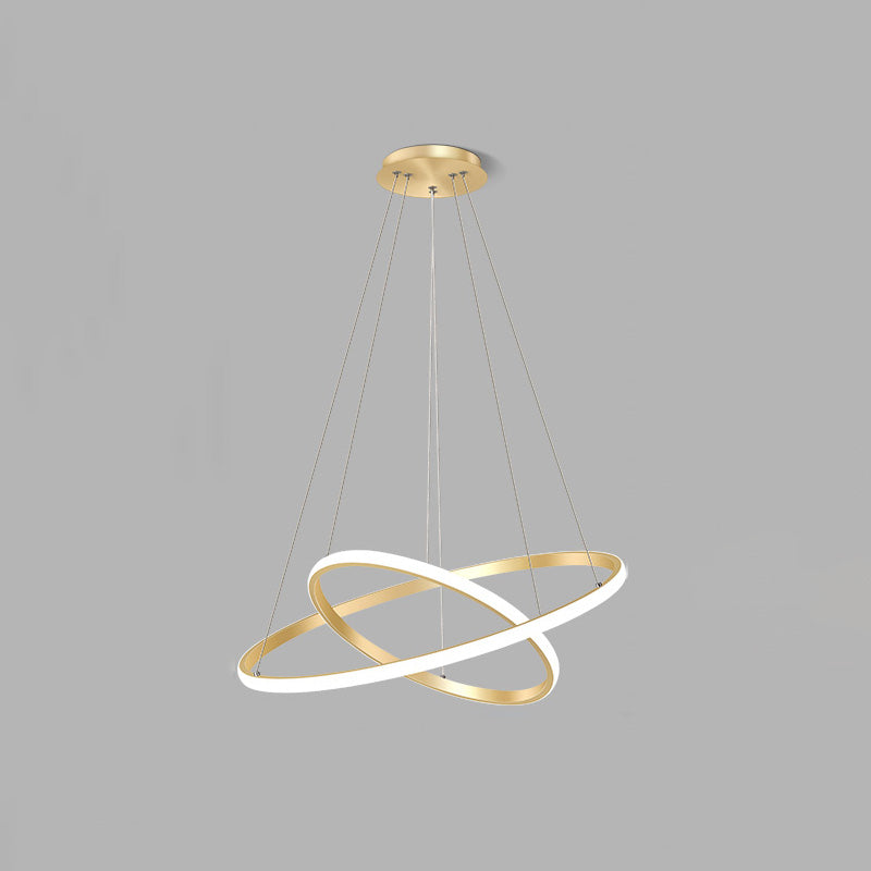 WOMO Tiered Circular Led Chandelier-WM2458