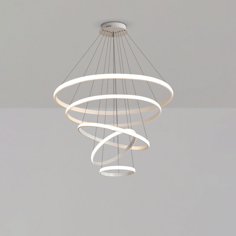 WOMO Tiered Circular Led Chandelier-WM2458