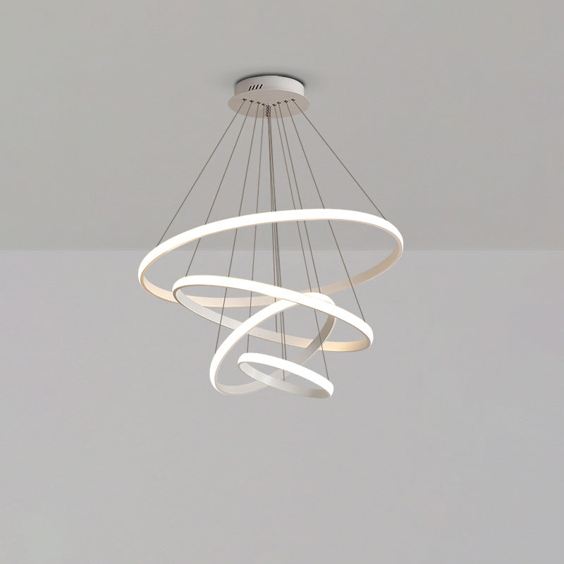 WOMO Tiered Circular Led Chandelier-WM2458