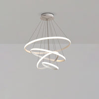 WOMO Tiered Circular Led Chandelier-WM2458