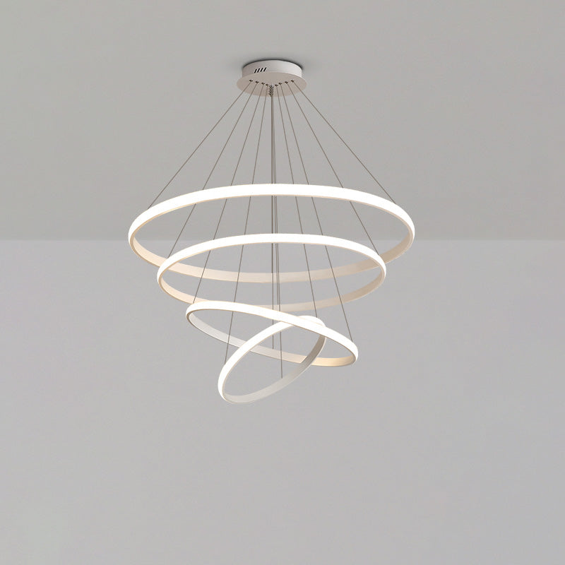 WOMO Tiered Circular Led Chandelier-WM2458