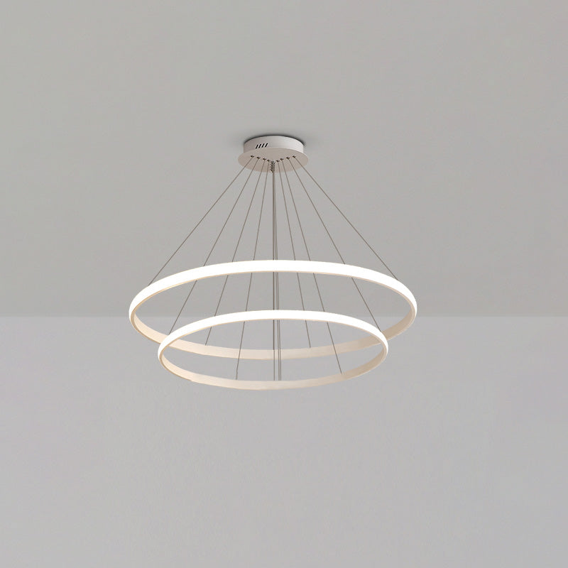 WOMO Tiered Circular Led Chandelier-WM2458