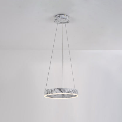 WOMO Tiered Circular Marble Chandelier-WM2460