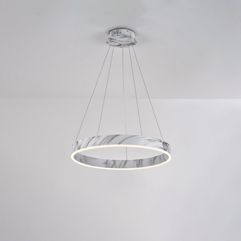 WOMO Tiered Circular Marble Chandelier-WM2460