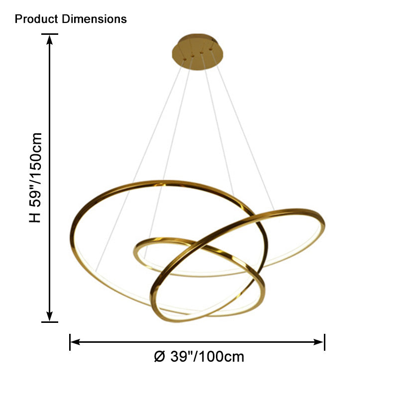 WOMO Infinity Led Chandelier-WM2462