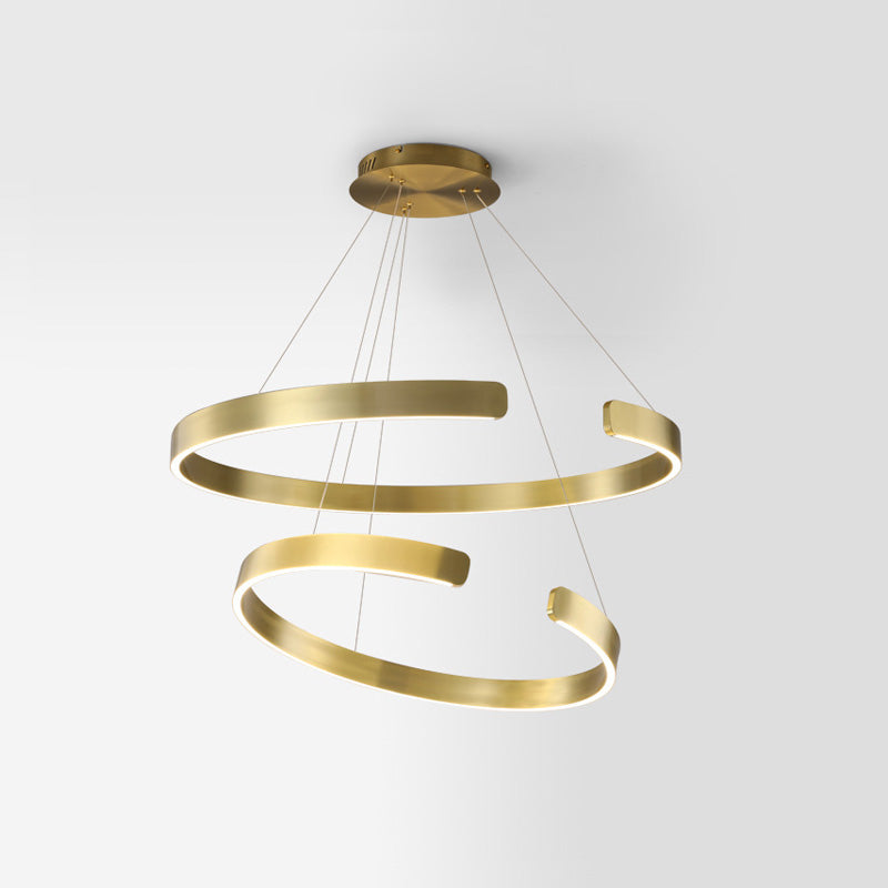 WOMO Tiered Circular Led Chandelier-WM2464