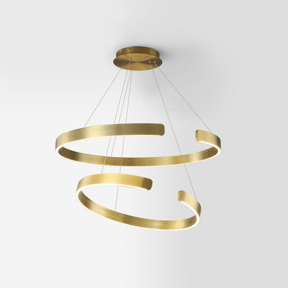 WOMO Tiered Circular Led Chandelier-WM2464