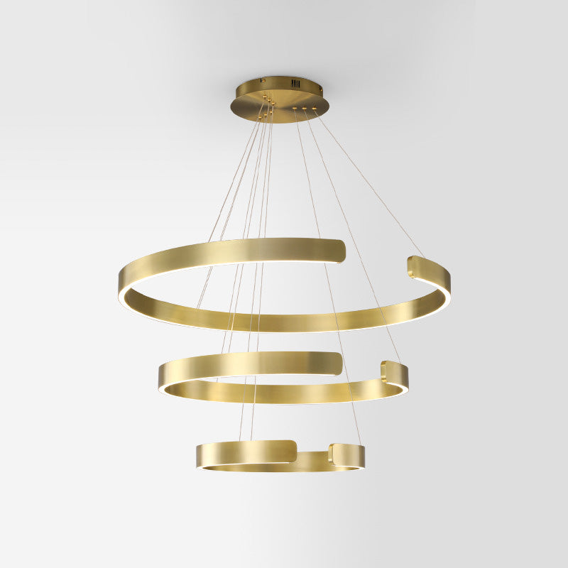 WOMO Tiered Circular Led Chandelier-WM2464