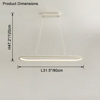 WOMO Long Oval Chandelier-WM2465
