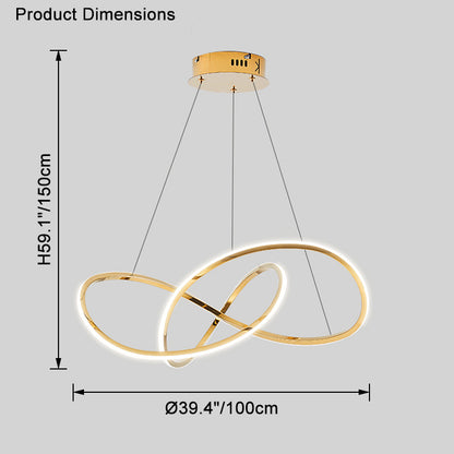 WOMO Infinity Led Chandelier-WM2466