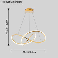 WOMO Infinity Led Chandelier-WM2466