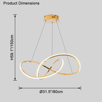 WOMO Infinity Led Chandelier-WM2466