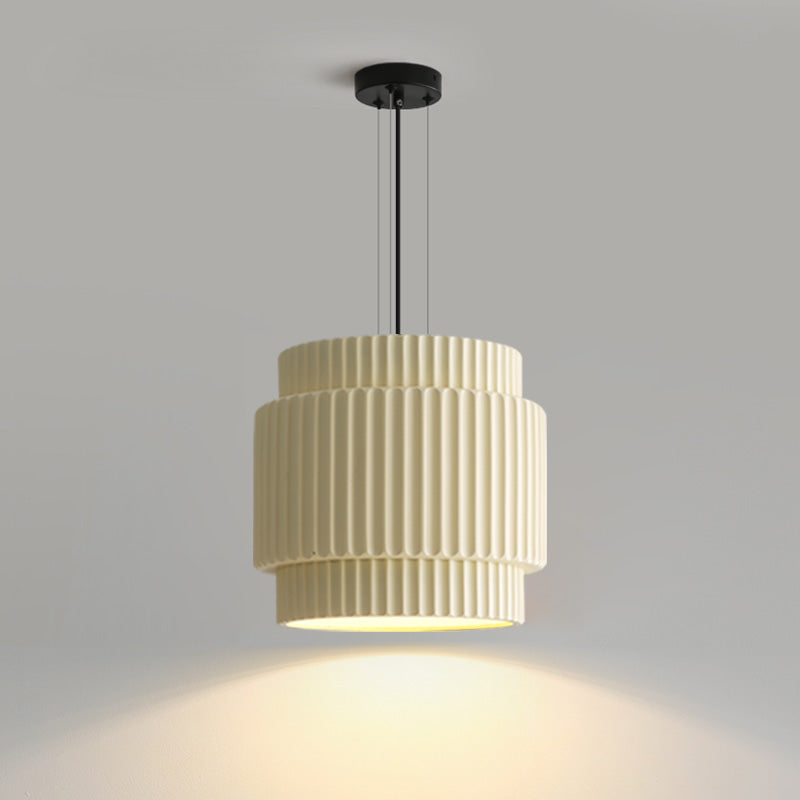 WOMO Ribbed Drum Pendant Light-WM2469