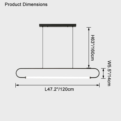 WOMO Linear Led Pendant Light-WM2470