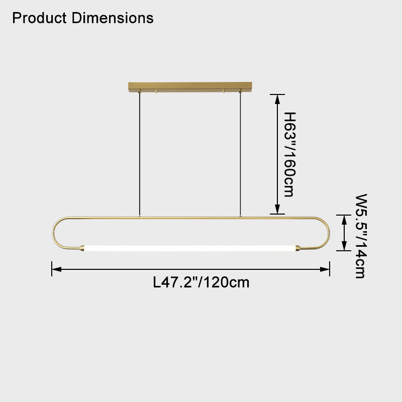 WOMO Linear Led Pendant Light-WM2470