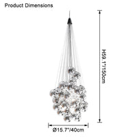 WOMO Cluster Glass Bubble Chandelier-WM2471