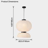 WOMO Lantern Silk Pendant Light-WM2472