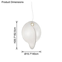 WOMO Abstract Silk Pendant Light-WM2473