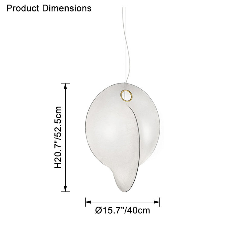 WOMO Abstract Silk Pendant Light-WM2473