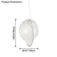 WOMO Abstract Silk Pendant Light-WM2473