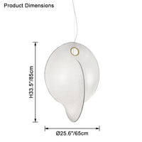 WOMO Abstract Silk Pendant Light-WM2473