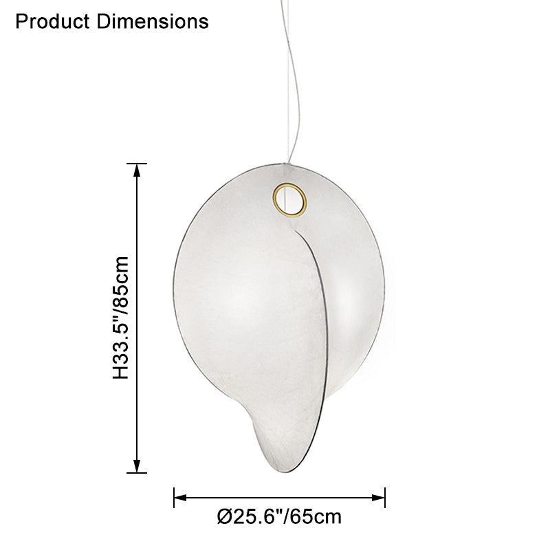 WOMO Abstract Silk Pendant Light-WM2473