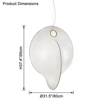 WOMO Abstract Silk Pendant Light-WM2473