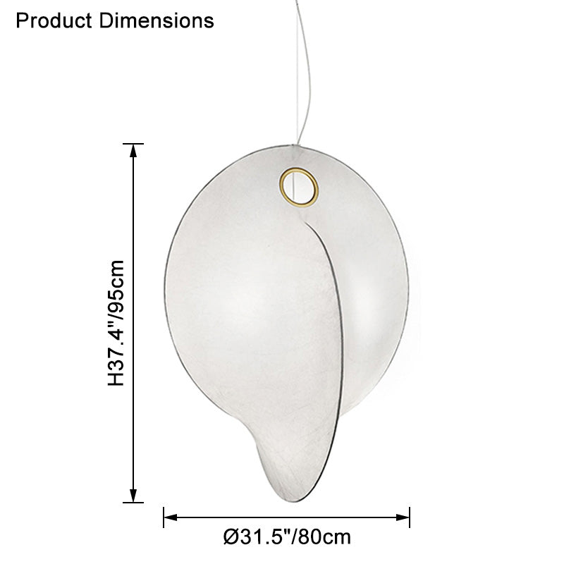 WOMO Abstract Silk Pendant Light-WM2473