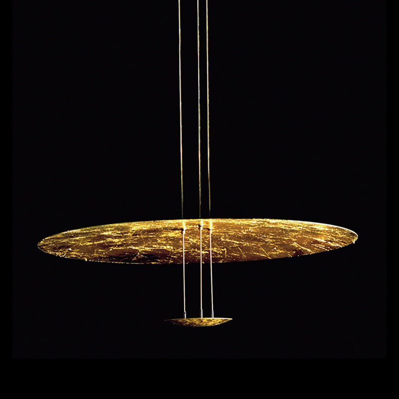 WOMO Gold Disc Pendant Light-WM2476