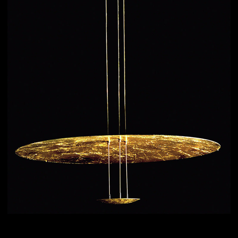 WOMO Gold Disc Pendant Light-WM2476