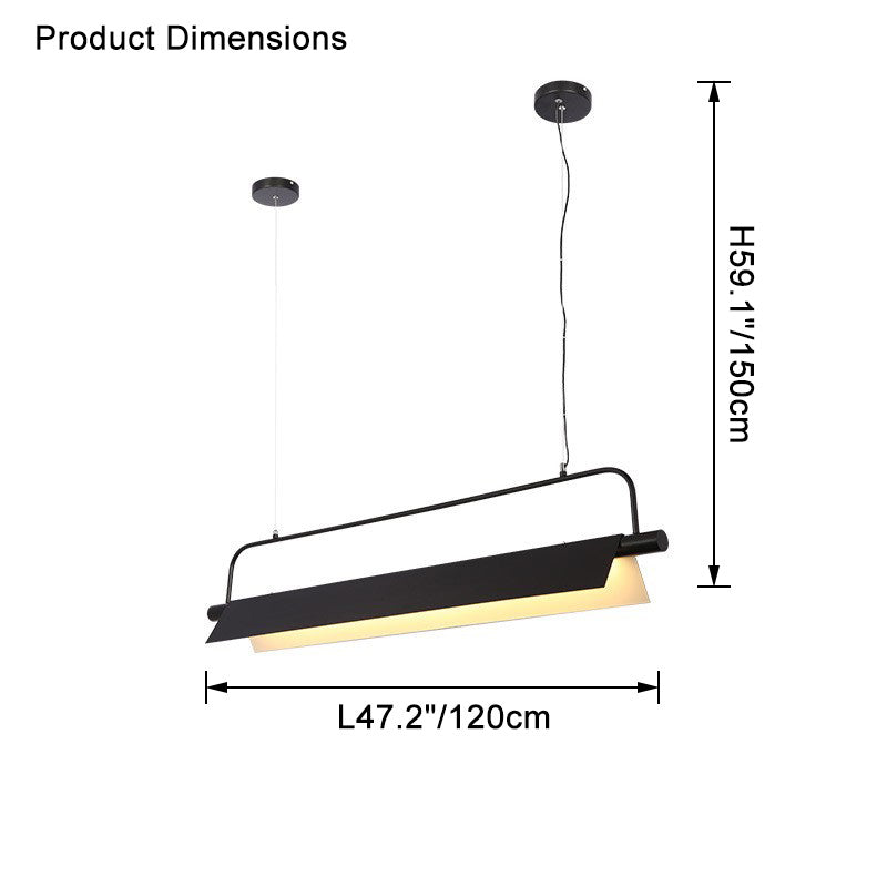 WOMO Long Linear Led Pendant Light-WM2478