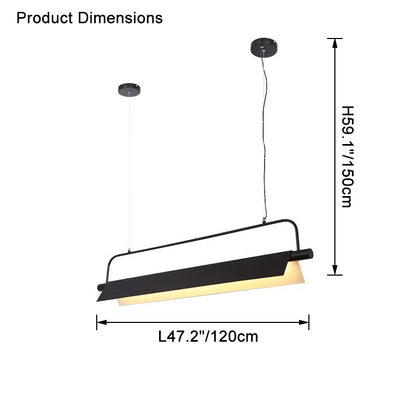 WOMO Long Linear Led Pendant Light-WM2478