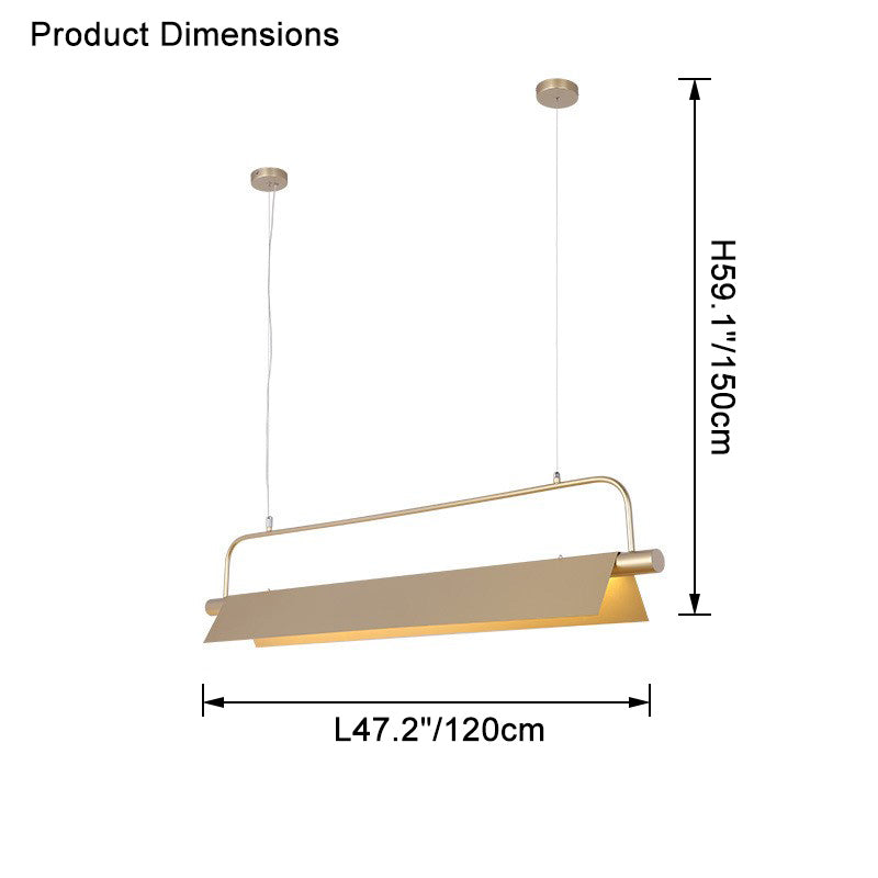 WOMO Long Linear Led Pendant Light-WM2478