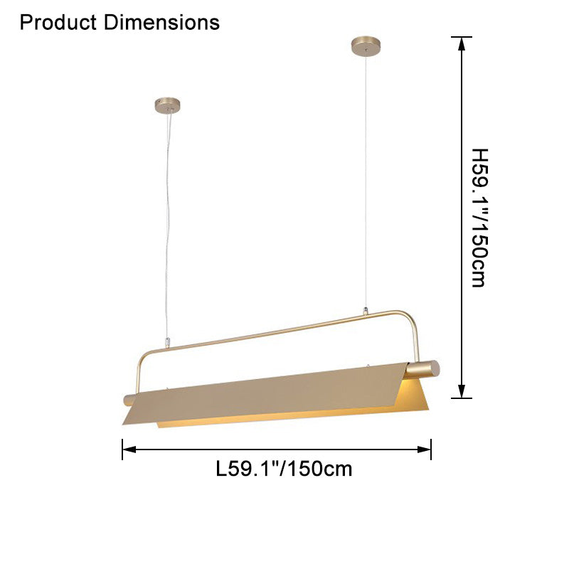 WOMO Long Linear Led Pendant Light-WM2478